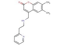 6,7-dimethyl-4-{[(2-pyridin-2-ylethyl)amino]methyl}-2H-chromen-2-one