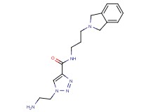 1-(2-aminoethyl)-N-[3-(1,3-dihydro-2H-isoindol-2-yl)propyl]-1H-1,2,3-triazole-4-carboxamide