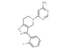 6-[3-(2-fluorophenyl)-6,7-dihydroisoxazolo[4,5-c]pyridin-5(4H)-yl]pyrimidin-4-amine