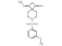 (1R*,3S*)-3-methoxy-7-[(3-methoxyphenyl)sulfonyl]-7-azaspiro[3.5]nonan-1-ol