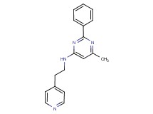 6-methyl-2-phenyl-N-(2-pyridin-4-ylethyl)pyrimidin-4-amine