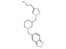2-(1-{[1-(2,1,3-benzoxadiazol-5-ylmethyl)piperidin-3-yl]methyl}-1H-1,2,3-triazol-4-yl)ethanol