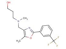 3-[methyl({5-methyl-2-[3-(trifluoromethyl)phenyl]-1,3-oxazol-4-yl}methyl)amino]propan-1-ol