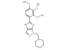 1-(cyclohexylmethyl)-5-(2,3,4-trimethoxyphenyl)-1,4-dihydroimidazo[4,5-c]pyrazole trifluoroacetate