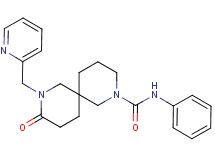 9-oxo-N-phenyl-8-(pyridin-2-ylmethyl)-2,8-diazaspiro[5.5]undecane-2-carboxamide