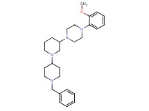 1'-benzyl-3-[4-(2-methoxyphenyl)-1-piperazinyl]-1,4'-bipiperidine