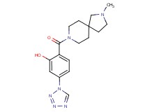 2-[(2-methyl-2,8-diazaspiro[4.5]dec-8-yl)carbonyl]-5-(1H-tetrazol-1-yl)phenol
