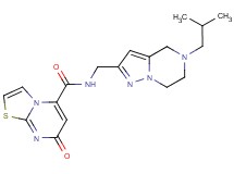 N-[(5-isobutyl-4,5,6,7-tetrahydropyrazolo[1,5-a]pyrazin-2-yl)methyl]-7-oxo-7H-[1,3]thiazolo[3,2-a]pyrimidine-5-carboxamide