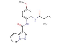 N-[2-(isobutyrylamino)-4-methoxyphenyl]pyrazolo[1,5-a]pyridine-3-carboxamide