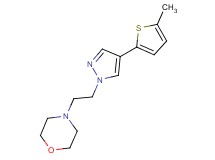 4-{2-[4-(5-methyl-2-thienyl)-1H-pyrazol-1-yl]ethyl}morpholine
