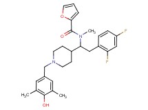 N-{2-(2,4-difluorophenyl)-1-[1-(4-hydroxy-3,5-dimethylbenzyl)-4-piperidinyl]ethyl}-N-methyl-2-furamide