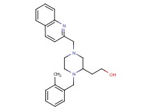2-[1-(2-methylbenzyl)-4-(2-quinolinylmethyl)-2-piperazinyl]ethanol