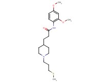 N-(2,4-dimethoxyphenyl)-3-{1-[3-(methylthio)propyl]-4-piperidinyl}propanamide