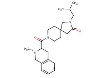 2-isobutyl-8-[(2-methyl-1,2,3,4-tetrahydro-3-isoquinolinyl)carbonyl]-2,8-diazaspiro[4.5]decan-3-one