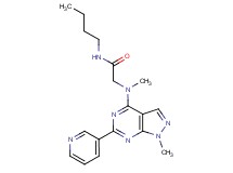 N~1~-butyl-N~2~-methyl-N~2~-[1-methyl-6-(3-pyridinyl)-1H-pyrazolo[3,4-d]pyrimidin-4-yl]glycinamide