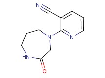 2-(3-oxo-1,4-diazepan-1-yl)nicotinonitrile
