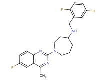 N-(2,5-difluorobenzyl)-1-(6-fluoro-4-methyl-2-quinazolinyl)-4-azepanamine