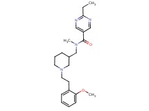 2-ethyl-N-({1-[2-(2-methoxyphenyl)ethyl]piperidin-3-yl}methyl)-N-methylpyrimidine-5-carboxamide
