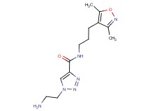 1-(2-aminoethyl)-N-[3-(3,5-dimethylisoxazol-4-yl)propyl]-1H-1,2,3-triazole-4-carboxamide