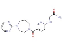 N~2~-{5-[(4-pyrimidin-2-yl-1,4-diazepan-1-yl)carbonyl]pyridin-2-yl}glycinamide