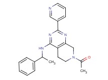 7-acetyl-N-(1-phenylethyl)-2-(3-pyridinyl)-5,6,7,8-tetrahydropyrido[3,4-d]pyrimidin-4-amine