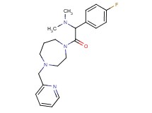 1-(4-fluorophenyl)-N,N-dimethyl-2-oxo-2-[4-(2-pyridinylmethyl)-1,4-diazepan-1-yl]ethanamine