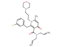 N,N-diallyl-2-(3-fluorobenzyl)-6-methyl-1-[3-(4-morpholinyl)propyl]-4-oxo-1,4-dihydro-3-pyridinecarboxamide