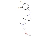 2-(3,4-difluorobenzyl)-7-(2-methoxyethyl)-2,7-diazaspiro[4.5]decane