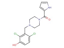 2,4-dichloro-3-{[4-(1H-pyrrol-2-ylcarbonyl)piperazin-1-yl]methyl}phenol