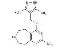 N~4~-[(3,5-dimethyl-1H-pyrazol-4-yl)methyl]-6,7,8,9-tetrahydro-5H-pyrimido[4,5-d]azepine-2,4-diamine