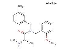 N~1~-(2-methoxybenzyl)-N~2~-methyl-N~1~-(3-methylbenzyl)-L-alaninamide hydrochloride