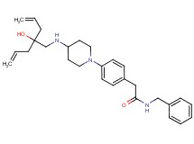 2-(4-{4-[(2-allyl-2-hydroxy-4-penten-1-yl)amino]-1-piperidinyl}phenyl)-N-benzylacetamide