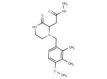 2-[1-(4-methoxy-2,3-dimethylbenzyl)-3-oxo-2-piperazinyl]-N-methylacetamide