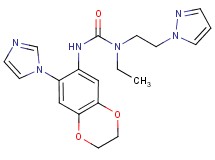 N-ethyl-N'-[7-(1H-imidazol-1-yl)-2,3-dihydro-1,4-benzodioxin-6-yl]-N-[2-(1H-pyrazol-1-yl)ethyl]urea