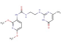 N-(2,6-dimethoxypyridin-3-yl)-N'-{2-[(4-methyl-6-oxo-1,6-dihydropyrimidin-2-yl)amino]ethyl}urea