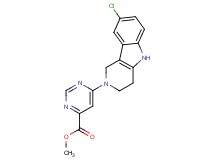 methyl 6-(8-chloro-1,3,4,5-tetrahydro-2H-pyrido[4,3-b]indol-2-yl)-4-pyrimidinecarboxylate