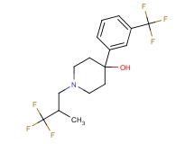 4-[3-(trifluoromethyl)phenyl]-1-(3,3,3-trifluoro-2-methylpropyl)-4-piperidinol