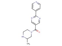 5-[(3-methyl-1-piperazinyl)carbonyl]-2-(4-pyridinyl)pyrimidine hydrochloride