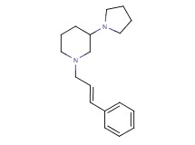 1-[(2E)-3-phenyl-2-propen-1-yl]-3-(1-pyrrolidinyl)piperidine