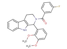 1-(2,3-dimethoxyphenyl)-2-(3-fluorobenzoyl)-2,3,4,9-tetrahydro-1H-beta-carboline