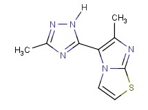 6-methyl-5-(3-methyl-1H-1,2,4-triazol-5-yl)imidazo[2,1-b][1,3]thiazole