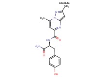 N-[(2,7-dimethylpyrazolo[1,5-a]pyrimidin-5-yl)carbonyl]-L-tyrosinamide