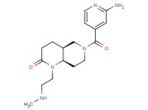 (4aS*,8aR*)-6-(2-aminoisonicotinoyl)-1-[2-(methylamino)ethyl]octahydro-1,6-naphthyridin-2(1H)-one