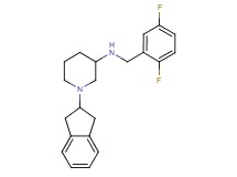 N-(2,5-difluorobenzyl)-1-(2,3-dihydro-1H-inden-2-yl)-3-piperidinamine