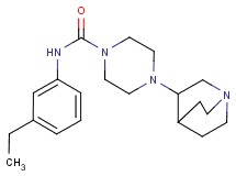 4-(1-azabicyclo[2.2.2]oct-3-yl)-N-(3-ethylphenyl)piperazine-1-carboxamide