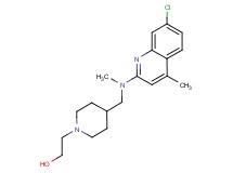 2-(4-{[(7-chloro-4-methylquinolin-2-yl)(methyl)amino]methyl}piperidin-1-yl)ethanol