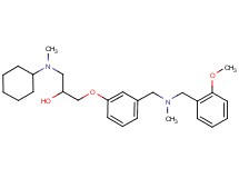 1-[cyclohexyl(methyl)amino]-3-(3-{[(2-methoxybenzyl)(methyl)amino]methyl}phenoxy)-2-propanol