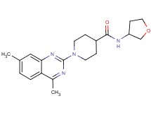 1-(4,7-dimethyl-2-quinazolinyl)-N-(tetrahydro-3-furanyl)-4-piperidinecarboxamide