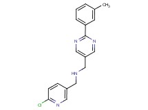 1-(6-chloropyridin-3-yl)-N-{[2-(3-methylphenyl)pyrimidin-5-yl]methyl}methanamine