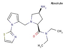(2S,4S)-4-amino-N,N-diethyl-1-{[1-(1,3-thiazol-2-yl)-1H-pyrrol-2-yl]methyl}pyrrolidine-2-carboxamide